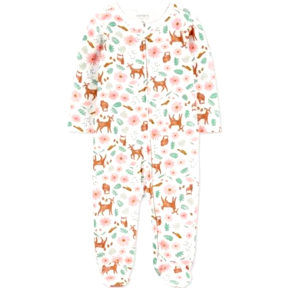 Carters Onesie Baby pajamas one piece sleep wear Deer 🦌 18 months -NWTS daily